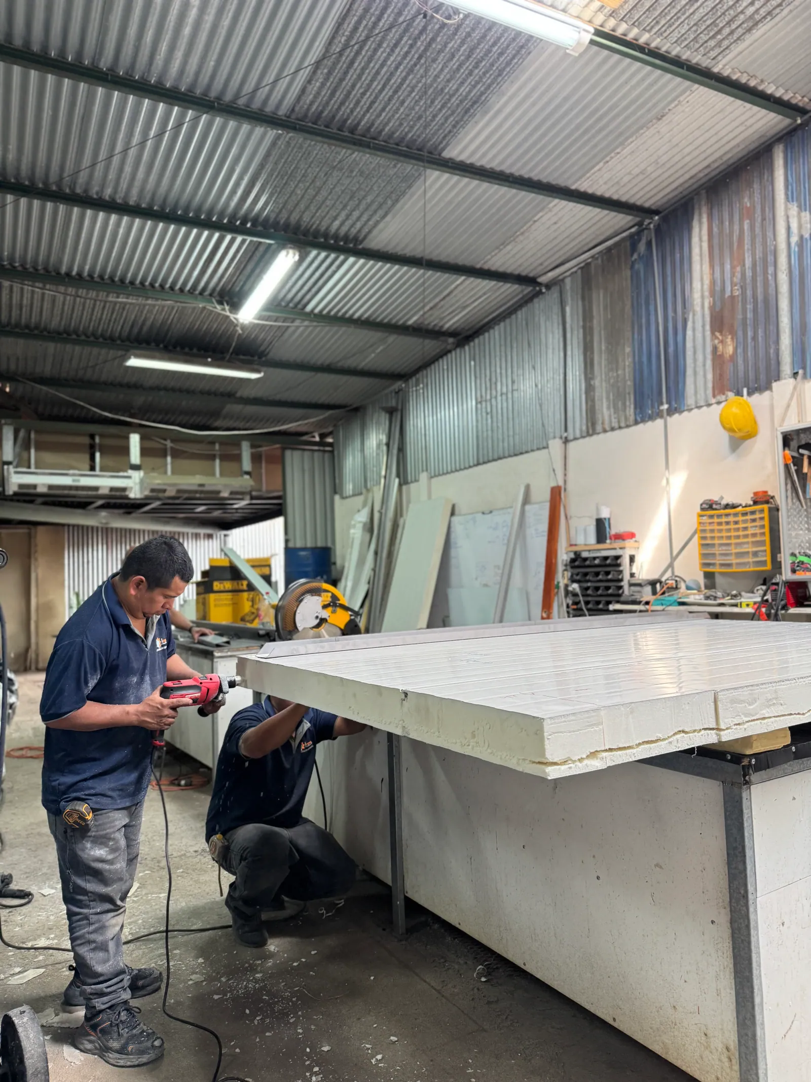 INPRE industrial cold room installation at a plant in Costa Rica