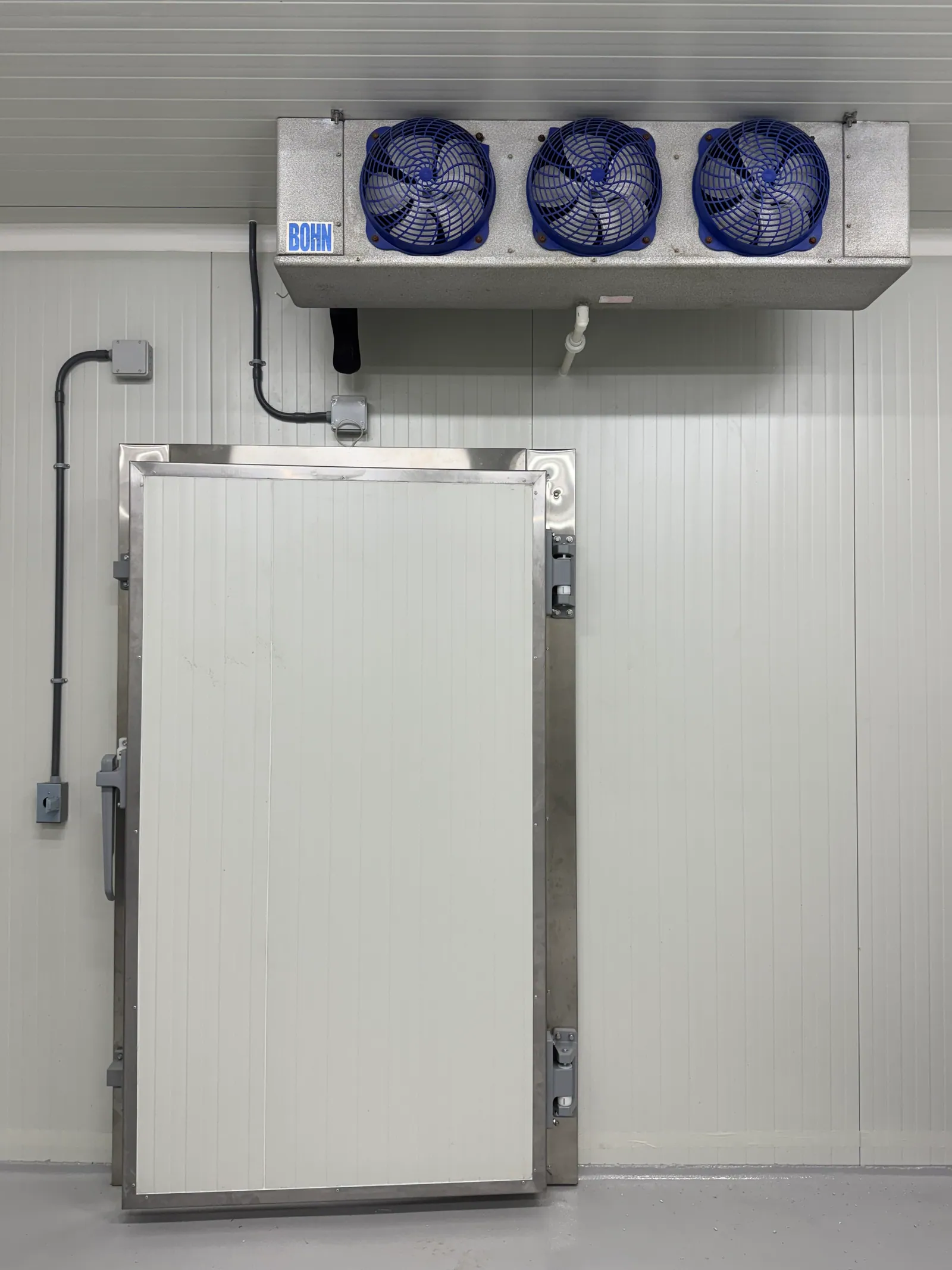 Puerta de cuarto frío y equipo de refrigeración industrial
